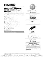 MURP20020CT-D datasheet pdf ON Semiconductor