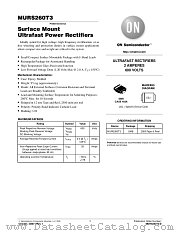 MURS260T3-D datasheet pdf ON Semiconductor