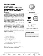 NB100LVEP224-D datasheet pdf ON Semiconductor