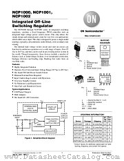 NCP1000-D datasheet pdf ON Semiconductor