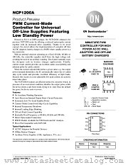 NCP1200A-D datasheet pdf ON Semiconductor