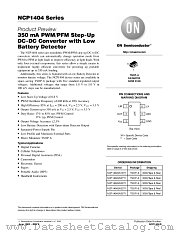 NCP1404-D datasheet pdf ON Semiconductor