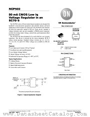 NCP502-D datasheet pdf ON Semiconductor