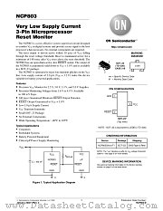 NCP803-D datasheet pdf ON Semiconductor