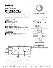 NCS5021-D datasheet pdf ON Semiconductor