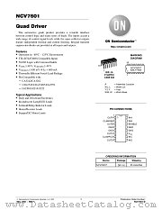 NCV7601-D datasheet pdf ON Semiconductor