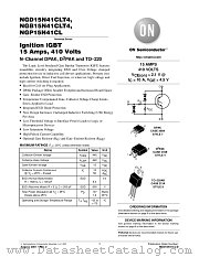 NGD15N41CL-D datasheet pdf ON Semiconductor