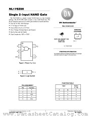 NL17SZ00-D datasheet pdf ON Semiconductor