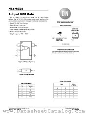 NL17SZ02-D datasheet pdf ON Semiconductor