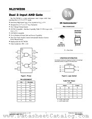 NL27WZ08-D datasheet pdf ON Semiconductor