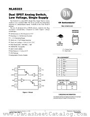 NLAS323-D datasheet pdf ON Semiconductor