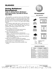 NLAS4053-D datasheet pdf ON Semiconductor