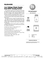 NLAS44599-D datasheet pdf ON Semiconductor
