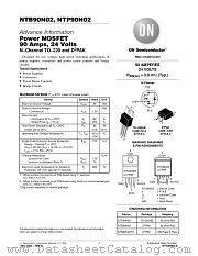 NTB90N02-D datasheet pdf ON Semiconductor
