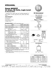 NTD24N06L-D datasheet pdf ON Semiconductor