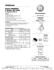NTGS3446-D datasheet pdf ON Semiconductor