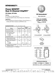 NTHD5902T1-D datasheet pdf ON Semiconductor