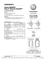 NTHD5903T1-D datasheet pdf ON Semiconductor