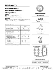 NTHS5402T1-D datasheet pdf ON Semiconductor