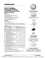 NTMD6N02R2-D datasheet pdf ON Semiconductor