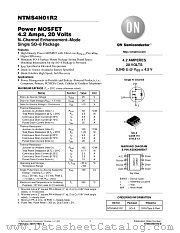 NTMS4N01R2-D datasheet pdf ON Semiconductor