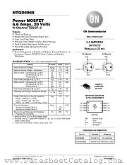 NTQD6968-D datasheet pdf ON Semiconductor