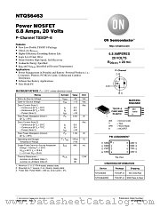NTQS6463-D datasheet pdf ON Semiconductor