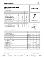P2N2222A-D datasheet pdf ON Semiconductor