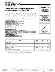 P6KE6_8-200-D datasheet pdf ON Semiconductor