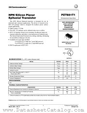 PZT651T1-D datasheet pdf ON Semiconductor