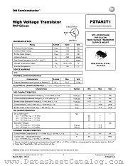 PZTA92T1-D datasheet pdf ON Semiconductor