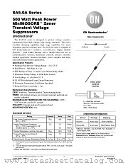 SA5.0A-D datasheet pdf ON Semiconductor
