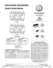 SN74LS125A-D datasheet pdf ON Semiconductor