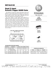 SN74LS132-D datasheet pdf ON Semiconductor