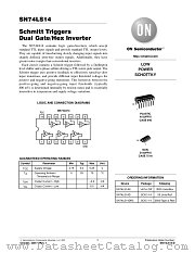 SN74LS14-D datasheet pdf ON Semiconductor