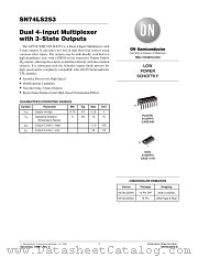 SN74LS253-D datasheet pdf ON Semiconductor