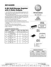 SN74LS299-D datasheet pdf ON Semiconductor
