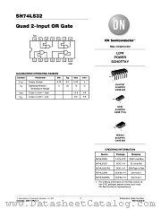 SN74LS32-D datasheet pdf ON Semiconductor