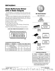 SN74LS541-D datasheet pdf ON Semiconductor