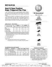 SN74LS74A-D datasheet pdf ON Semiconductor