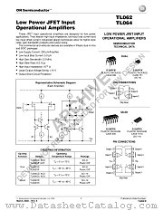 TL062-D datasheet pdf ON Semiconductor