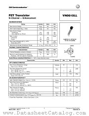 VN0610LL-D datasheet pdf ON Semiconductor