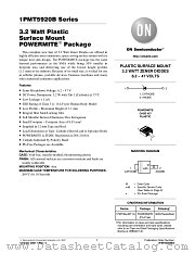 1PMT5920B datasheet pdf ON Semiconductor