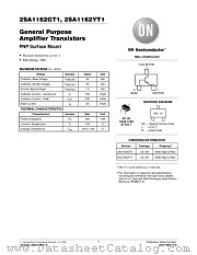 2SA1162GT1 datasheet pdf ON Semiconductor