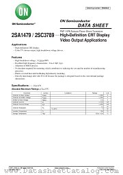 2SA1479 datasheet pdf ON Semiconductor