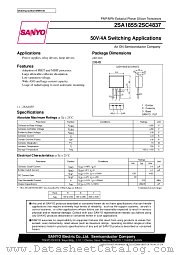 2SA1855 datasheet pdf ON Semiconductor