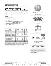 2SA2029M3 datasheet pdf ON Semiconductor