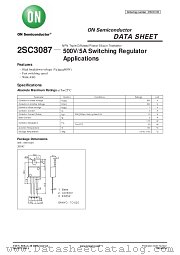 2SC3087 datasheet pdf ON Semiconductor