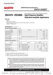 2SC4080 datasheet pdf ON Semiconductor