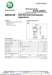 2SC4110 datasheet pdf ON Semiconductor